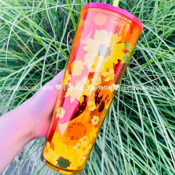 đSOLD OUTđźStarbucks Summer 2 Floral Printed Lid Venti Tumblers - Picture 10 of 15